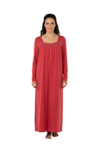 Load image into Gallery viewer, Women’s Long Sleeve Dress with Ruffles – Paradise Pink