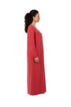 Load image into Gallery viewer, Women’s Long Sleeve Dress with Ruffles – Paradise Pink