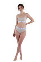 Load image into Gallery viewer, Women Sports Bra, Brown White Plaids
