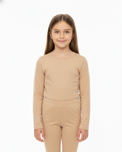 Load image into Gallery viewer, Girls LS T.SHIRT THERMAL, 95% Cotton &amp; 5% Lycra