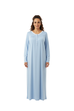 Load image into Gallery viewer, Women’s Long Sleeve Dress with Neck Lace – Nantucket Breeze