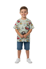 Load image into Gallery viewer, Boys All Over Print Polyester T-Shirt
