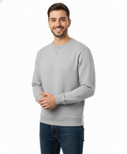 Load image into Gallery viewer, Crewneck Sweatshirt for Him &amp; Her | Cool Gray &amp; Moonless Night