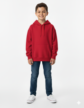 Load image into Gallery viewer, Boys' Hoodie, PALS Blue ,Chinese Red, Cool Gray &amp; Bright White
