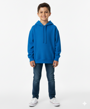 Load image into Gallery viewer, Boys' Hoodie, PALS Blue ,Chinese Red, Cool Gray &amp; Bright White
