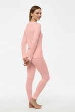 Load image into Gallery viewer, Women LS T.SHIRT, THERMAL Heavy 100% Synthetic Knit