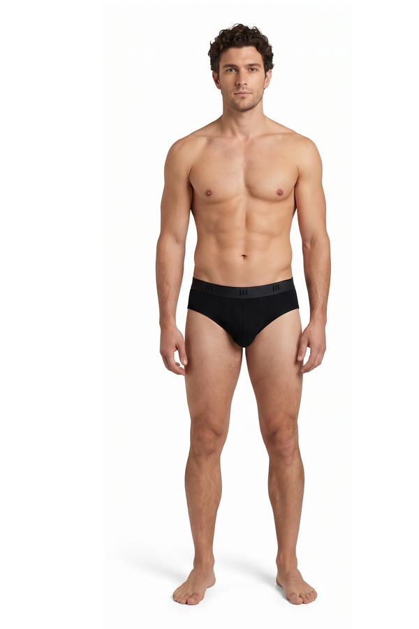 Men Slim Brief Pack of 3, BASIC COLORS
