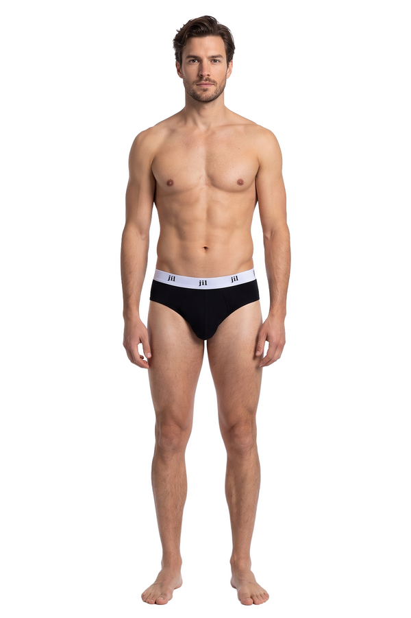 Men Brief Pack of 3, BASIC COLORS