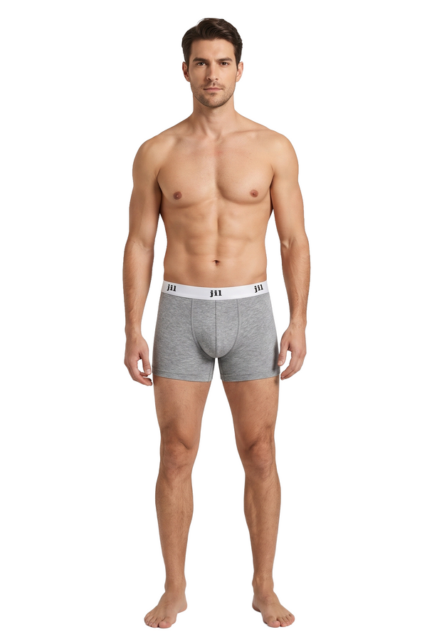 Men 3" Trunk Pack of 3, BASIC COLORS "WH, GR, BL"