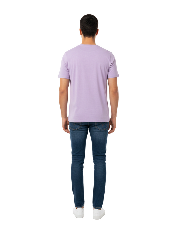 Disney Mickey Mouse Men’s 100% Cotton Oversize Short Sleeve T-Shirt – Orchid Petal