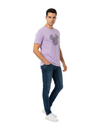 Disney Mickey Mouse Men’s 100% Cotton Oversize Short Sleeve T-Shirt – Orchid Petal