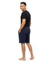 Marvel Captain America Men’s 100% Cotton French Terry Shorts – Maritime Blue
