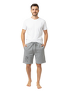 Disney Mickey Mouse Men’s Cotton French Terry Shorts – Heather Grey