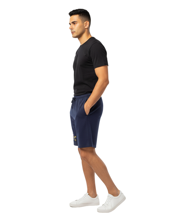 Men Marvel Rivals Cotton French Terry Shorts – Maritime Blue