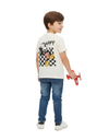 Disney Mickey Mouse Boys’ 100% Cotton Short Sleeve T-Shirt – Egret