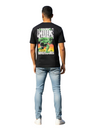 Men Avengers Oversize Cotton T-Shirt – Moonless Night