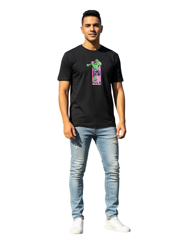 Men Avengers Oversize Cotton T-Shirt – Moonless Night