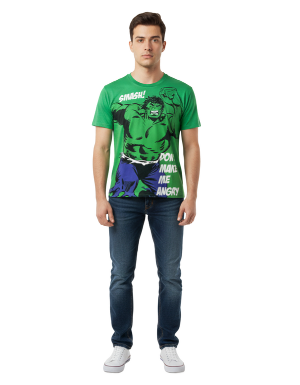 Men Avengers Oversize Short Sleeve T-Shirt – Bright Green