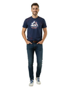 Marvel Captain America Men’s Short Sleeve T-Shirt – Beacon Blue