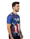 Marvel Captain America Men’s Short Sleeve T-Shirt – Performance Polyester