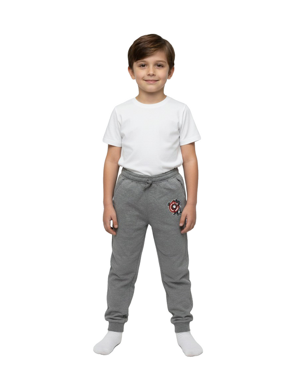 Marvel Avengers Boys’ Cotton French Terry Sweatpants – Heather Grey