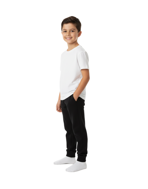Disney Mickey Mouse Boys’ Cotton French Terry Sweatpants – Moonless Night