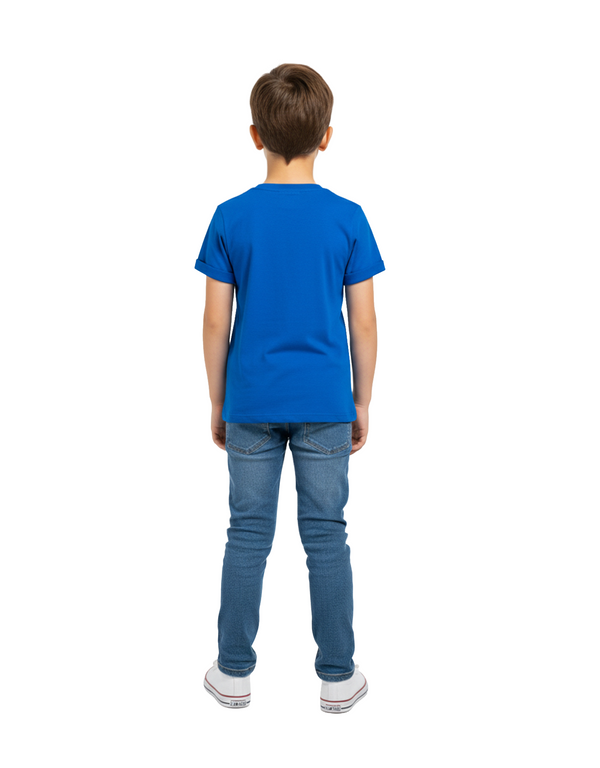 Boys Spider-Man Cotton T-Shirt – French Blue