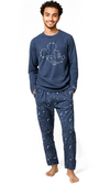 Disney MEN MICKEY NAVY PAJAMAS