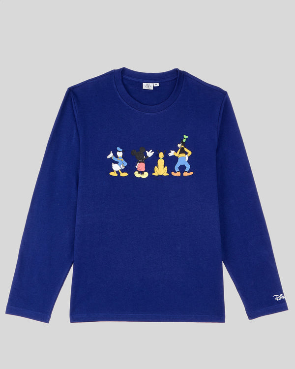 Mickey And Friends Lineup LS T-Shirt