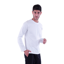 Load image into Gallery viewer, Men Long Sleeve T.SHIRT bright white