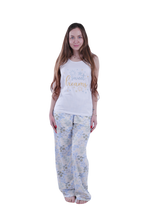 Load image into Gallery viewer, Women Tank Top Pajama - Bright White