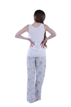 Load image into Gallery viewer, Women Tank Top Pajama - Bright White