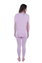 Load image into Gallery viewer, Women Short Sleeve Pajama with Legging - Ballerina