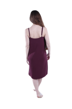 Load image into Gallery viewer, Women Slip Dress - Windsor Wine