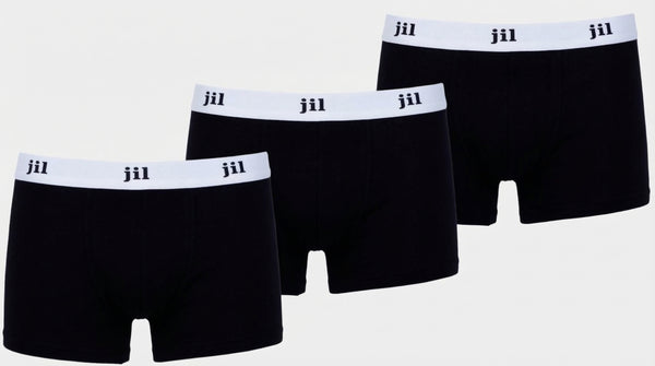 Men 3" Trunk Pack of 3, BLACK COLOR