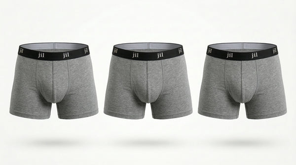 Men 5" Boxer Pack of 3 - GREY