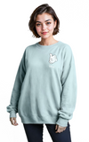 Disney WOMEN MICKEY Blue CREWNECK