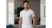 Load image into Gallery viewer, JIL ,SHORT Sleeve HI NECK white