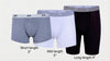 Men 5" BOXER BRIEF pack of 3 - multi color