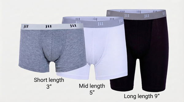 Men 5" BOXER BRIEF pack of 3 - multi color