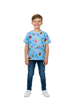 Load image into Gallery viewer, Boys All Over Print Polyester T-Shirt